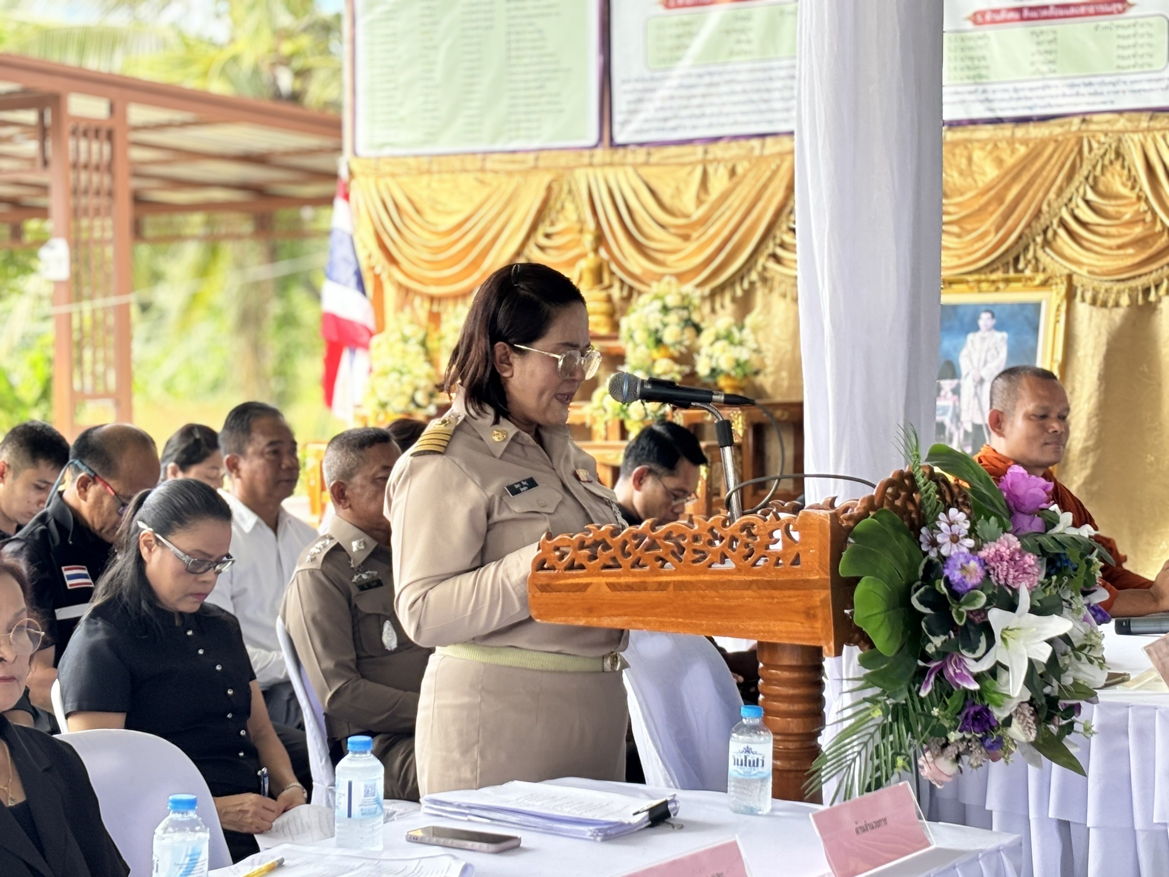 พช.ลานสกา : ร่วมกิจกรรมการคัดเลือกหมู่บ้านเข้มแข็งตามแนวทาง แผ่นดินธรรมแผ่นดินทอง (หมู่บ้านอยู่เย็น) ประจำปีงบประมาณ พ.ศ.2569 ระดับเขต